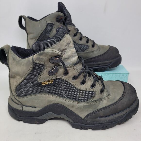 DANNER Radical 45 GTX Mens Sz 7, Womens 8.5 Gray Leather Canvas Gore-Tex Boots main image 8
